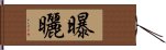 曝曬 Hand Scroll