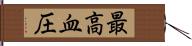 最高血圧 Hand Scroll