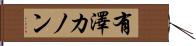 有澤カノン Hand Scroll
