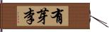 有芽李 Hand Scroll