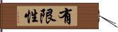 有限性 Hand Scroll