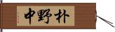 朴野中 Hand Scroll