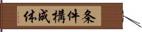 条件構成体 Hand Scroll