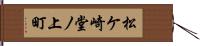 松ケ崎堂ノ上町 Hand Scroll