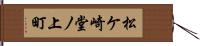 松ケ崎堂ノ上町 Hand Scroll