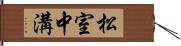 松室中溝 Hand Scroll