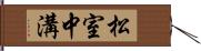 松室中溝 Hand Scroll