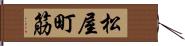 松屋町筋 Hand Scroll