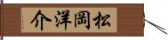 松岡洋介 Hand Scroll