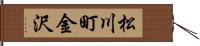 松川町金沢 Hand Scroll