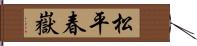 松平春嶽 Hand Scroll