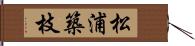 松浦築枝 Hand Scroll