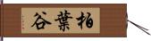 柏葉谷 Hand Scroll