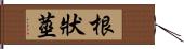 根狀莖 Hand Scroll