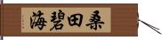 桑田碧海 Hand Scroll