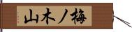 梅ノ木山 Hand Scroll