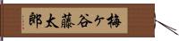 梅ヶ谷藤太郎 Hand Scroll