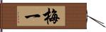 梅一 Hand Scroll