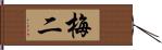 梅二 Hand Scroll