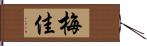 梅佳 Hand Scroll