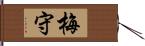 梅守 Hand Scroll