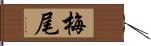 梅尾 Hand Scroll