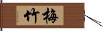 梅竹 Hand Scroll