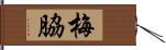 梅脇 Hand Scroll