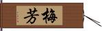 梅芳 Hand Scroll