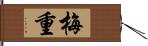 梅重 Hand Scroll