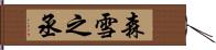 森雪之丞 Hand Scroll