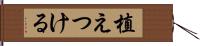 植えつける Hand Scroll