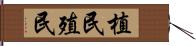 植民 Hand Scroll