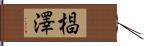 椙澤 Hand Scroll