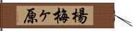 楊梅ヶ原 Hand Scroll