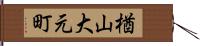 楢山大元町 Hand Scroll