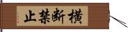 横断禁止 Hand Scroll