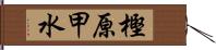 樫原甲水 Hand Scroll