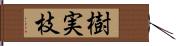 樹実枝 Hand Scroll