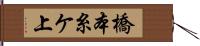 橋本糸ケ上 Hand Scroll