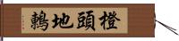 橙頭地鶇 Hand Scroll