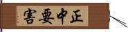 正中要害 Hand Scroll