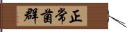 正常菌群 Hand Scroll