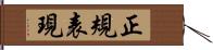 正規表現 Hand Scroll