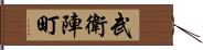 武衛陣町 Hand Scroll
