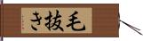 毛抜き Hand Scroll