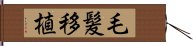 毛髪移植 Hand Scroll