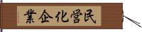 民営化企業 Hand Scroll