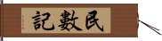 民數記 Hand Scroll