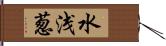 水浅葱 Hand Scroll